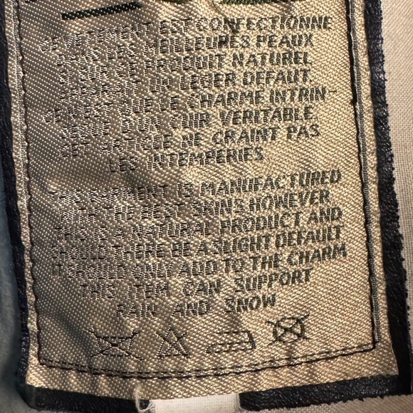 Rudsak Black leather unisex coat - Picture 4 of 8